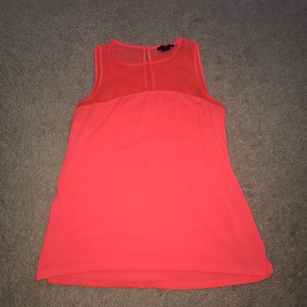 Orange Tanktop, dressy
